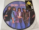 BON JOVI 1986 Slippery When Wet Picture Disc With Hype Sticker Vinyl LP