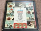Glass Framed Wall Hanging,  Vinyl LP Soundtrack SPINOUT Elvis Presley Cobra