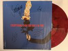 As December Falls - Everything's On Fire But I'm Fine 12” Red Vinyl Signed