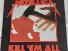 Metallica – Kill 'Em All Vinyl Record Made in France 1983 MFN 7