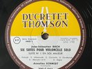 BACH Cello Suites 1 & 2 Annlies SCHMIDT **300 C 043 Ducretet Thomson ED1 LP**