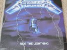 Metallica  Ride The Lightning 1984 Vinyl LP ElektraMegaforce 603961 G2U