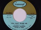 Sweet Soul 45 JOHNSON HAWKINS TATUM & DURR You Can't Blame Me on Capsoul VG++