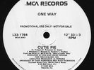 One Way - Cutie Pie / Give Me One More Chance (12