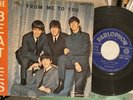 THE BEATLES From me to you /Devil in her.. Italy Parlophn original 7” 45rpm 1964