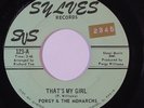Northern Soul 45 PORGY & THE MONARCHS That's My Girl/Girl & The Boy on Sylves