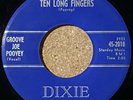 Groove Joe Poovey-Ten Long Fingers/Thrill Of Love Dixie 2018 45 Rockabilly 1958