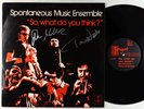 Spontaneous Music Ensemble - So What Do You Think LP - Tangent UK VG++ Autograph