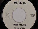 NORM WEST: Baby Please US M.O.C. ’66 R&B Soul 45 HEAR