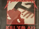 METALLICA -KILL 'EM ALL    VINYL LP 1988 ELEKTRA  2 BONUS TRACKS PLAY TESTED