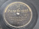 Blind Roosevelt Graves Brother I Shall Not Be Moved Paramount 78 12974 WRECKED