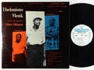 Thelonious Monk - Plays Duke Ellington LP - Riverside - RLP 12-201 Mono DG VG+