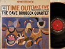 The Dave Brubeck Quartet Time Out Vinyl LP Columbia CS 8192 1st Pressing 6 Eye