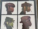 Gorillaz Demon Days 2x Vinyl LP Red Translucent VMP Reissue Stickers NM
