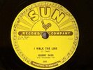 Johnny Cash - Sun 241 78 RPM “I Walk The Line”/“Get Rhythm” GREAT ‘56 Rockabilly