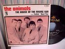 THE ANIMALS - THE HOUSE OF THE RISING SUN - EX VINYL & GREAT AUDIO & EX PIC SLV