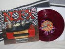 NOFX Half Album Maroon w/ Splatter Color Vinyl LP Pink Sticker Fat Wreck Chords