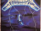 METALLICA - Ride the Lightning 1984 Gold stamped White label Promo - NM Vinyl LP