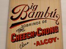 CHEECH and CHONG SIGNED Vinyl LP Big Bambu Smoking Paper Included ODE SP 77014