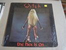 k) WITCH the hex is on 1984 red vinyl LP NM/EX
