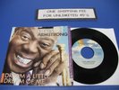 Louis Armstrong - Dream A Little Dream /What A Wonderful World - Jazz 45 w/PS