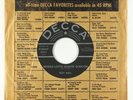 Rockabilly 45 - Roy Hall - Whole Lotta Shakin' Goin' On - Decca