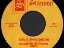 PROFESSOR & EFFICIENCY EXPERTS Gotta Stand For Something 45 Stanson Rare LA Funk
