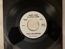 PAUL McCARTNEY MARY HAD A LITTLE LAMB APPLE PROMO COPY