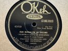 78Rpm Jazz, Frankie Trumbauer Orch w Bix 'Lila / Bungalow Of Dreams' US Okeh