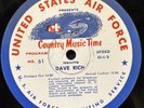 Dave Rich Porter Wagoner 16” Radio Transcription Chuck Reed Ball And Chain T3