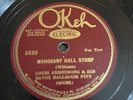 Louis Armstrong & His Savoy Ballroom Five on Okeh 8680 Mahogany Hall Stomp