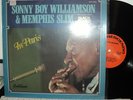 SONNY BOY WILLIAMSON & MEMPHIS SLIM IN PARIS LP 1973 GNP CRESCENDO VG+