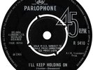 Action - I'll Keep Holding On - Used Vinyl Record 7 - F2508z