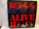 Kiss Alive II Rare LP with Misprint Deleted Cover Listing 3 Tracks not on LP