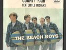 THE BEACH BOYS * Ten Little Indians /County Fair 45 Picture Sleeve 1962 Capitol