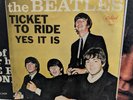 The Beatles Ticket To Ride 45 Picture Sleeve 1965 pressing clean vinyl