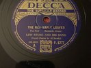 Rare 78rpm record, V+, LEW STONE & AL BOWLLY : The Red Maple Leaves , DECCA 6777