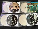 BEATLES-Rare-4 UK Test Pressing Picture Discs