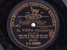 Lavin de Casas. Giordana (Il Voto). G&T 53390. EX++