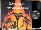 SAMHAIN III - NOVEMBER COMING FIRE - ORIGINAL PLAN 9/CAROLINE LP vinyl INSERT