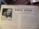 MARLENE DIETRICH SINGS 1933 Paris Mein Blondes Baby Jonny PETER KREUDER Vox 304