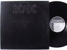 AC/DC Back In Black ATLANTIC LP embossed cover o