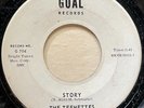 Doo Wop 45,  TEENETTES,  1964,  GOAL, promo?, “Story” / “Go Go”,  M