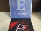 Elton John Diamonds Double LP Vinyl Record SIGNED AUTOGRAPHED Art Card