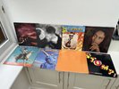 X8 LPS STYLE COUNCIL, GENESIS, BOB MARLEY, STEVE HARRINGTON, COMSAT ANGELS VINYL