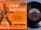 EDDIE COCHRAN - C’MON EVERYBODY E.P. rare UK 1959-1960 EP / ROCKABILLY / EX-