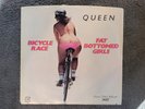 QUEEN FAT BOTTOMED GIRLS BICYCLE RACE BUTTERFLY LABEL PICTURE SLEEVE E-45541