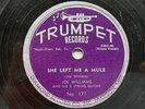 1951 Trumpet Blues  78rpm record, Joe Williams 