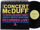 BROTHER JACK MCDUFF QUARTET The Concert McDuff PRESTIGE LP VG+ p