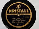 1930s STARS ALICE FAYE / CLIFF EDWARDS ON RARE SWEDISH KRISTALL 78